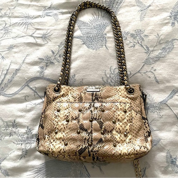 Rebecca Minkoff | Snakeskin Swing Shoulder / Crossbody Bag - Picture 7 of 10